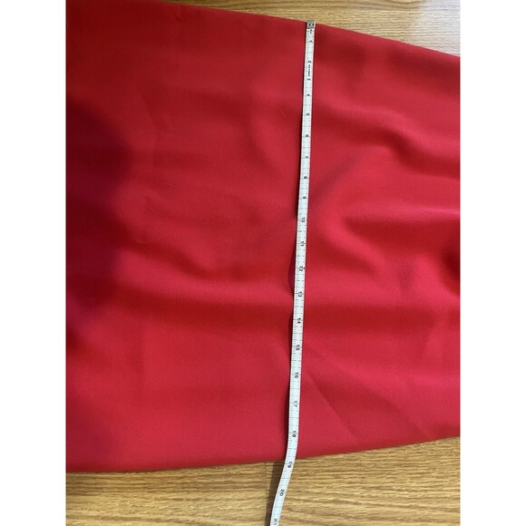J Crew Cranberry Red Scalloped Hem Sleeveless Mini Shift Dress Size 2 - Picture 10 of 10